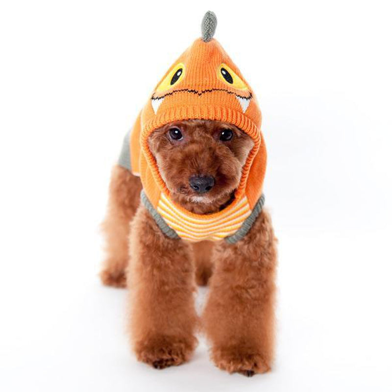 Dragon Dog Sweater - Orange, Pet Clothes, Furbabeez, [tag]