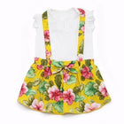 Floral Suspender Dog Dress, Pet Clothes, Furbabeez, [tag]