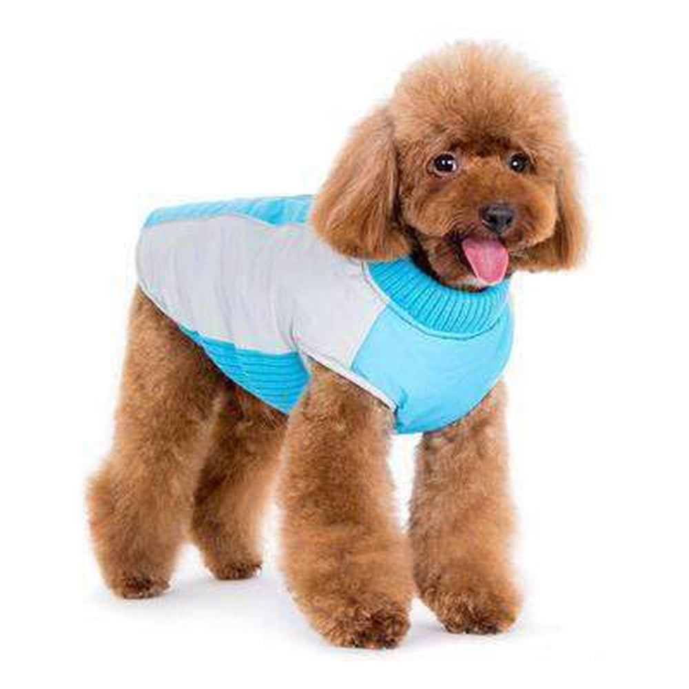 Mountain Hiker Dog Coat Blue Furbabeez