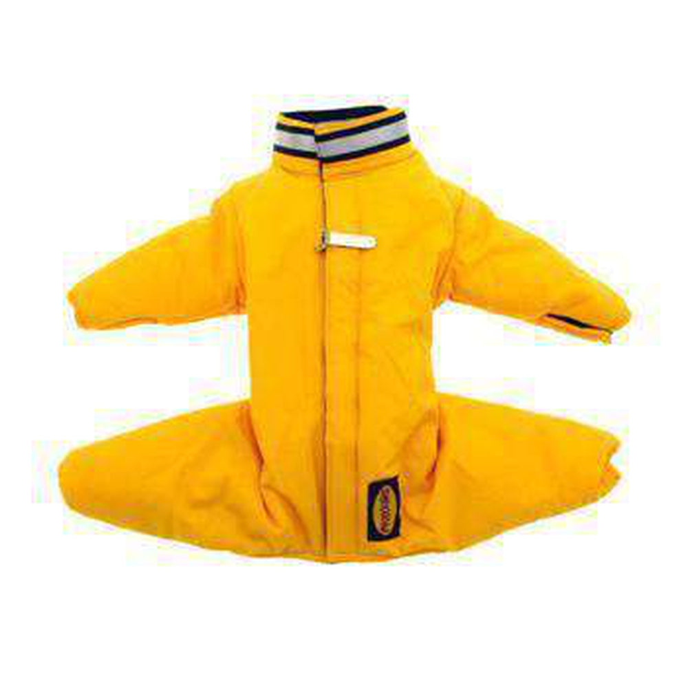 Muttluks Reversible Dog Snowsuit Yellow Black Furbabeez